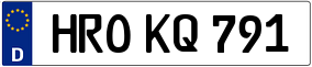 Truck License Plate